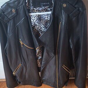 Women's leather jacket 2x